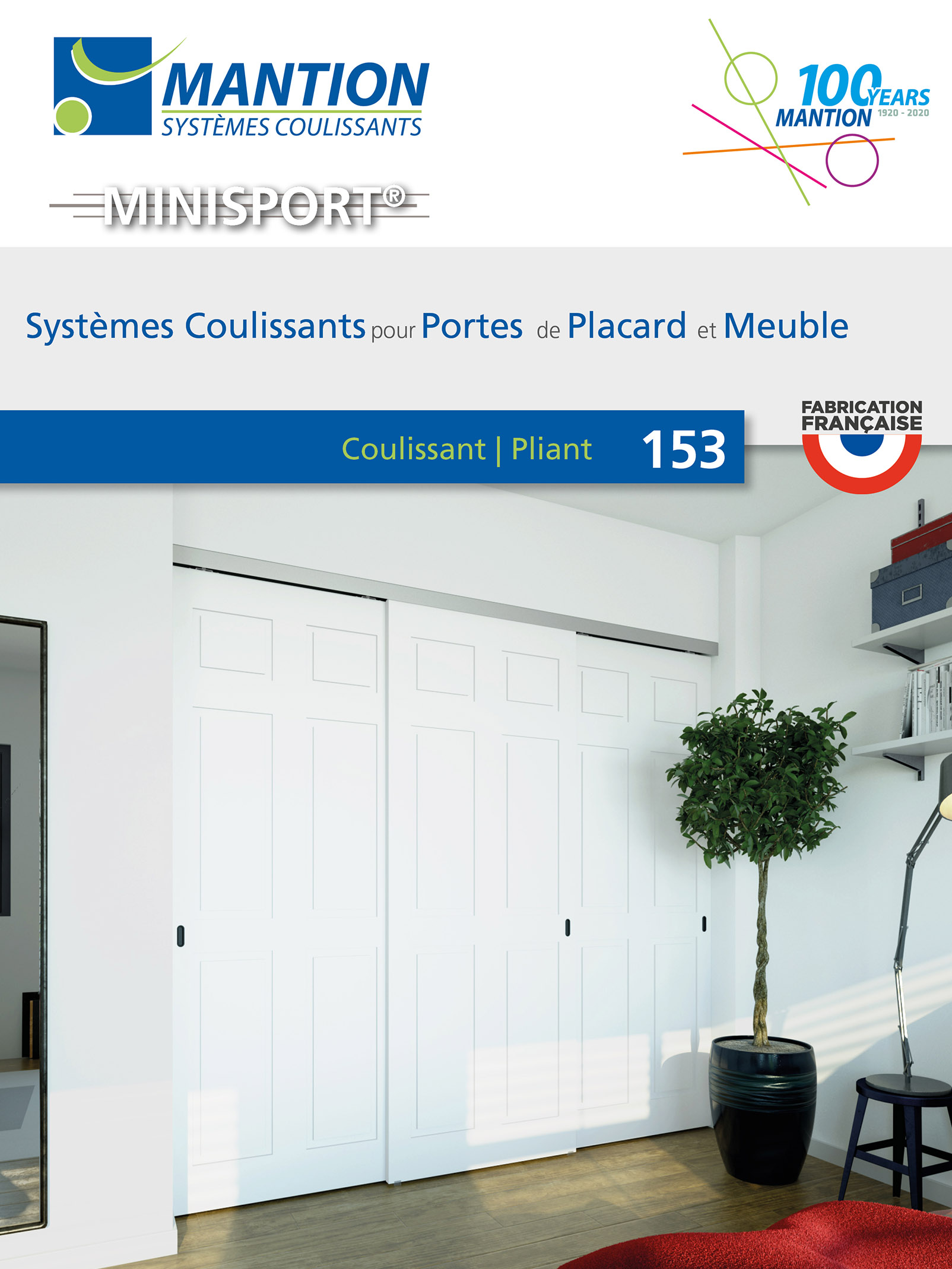 Catalogue 153 – Systèmes Coulissants pour portes de placard et meuble