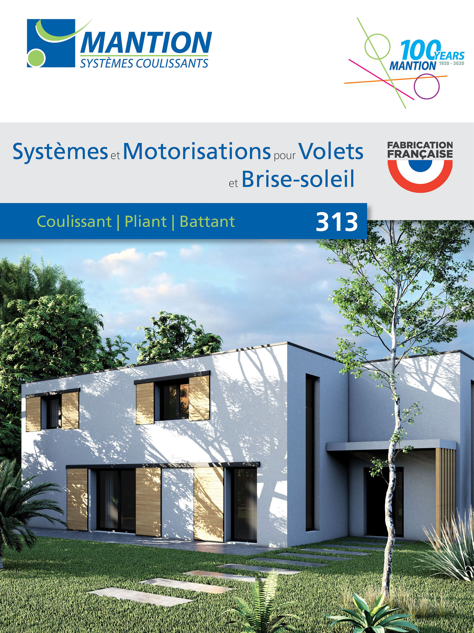 Catalogue 313 – Systèmes et Motorisations pour volets et brise-soleil