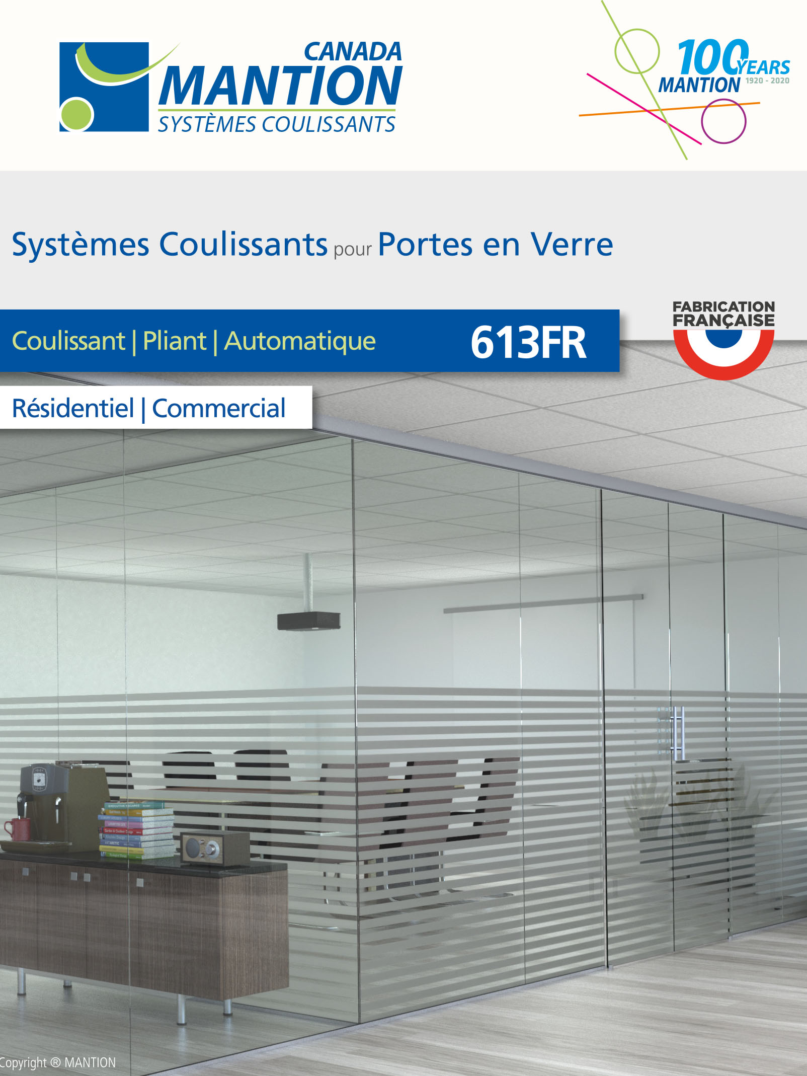 Catalogue 613 – Systèmes Coulissants pour portes en verre