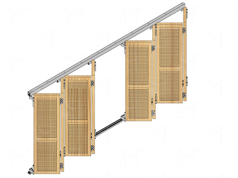 System for folding sliding shutters WIN-FOLD 2 - Image 2