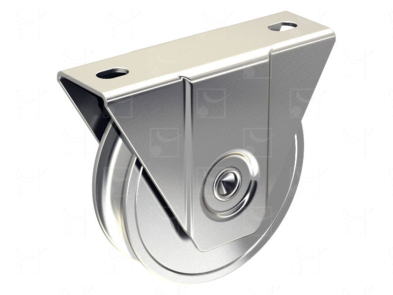 Sliding gates – Steel wheels – Steel external mounting brackets – Round groove wheels - Image 1