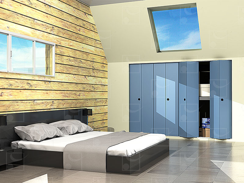 5300 - Sliding system for double folding doors